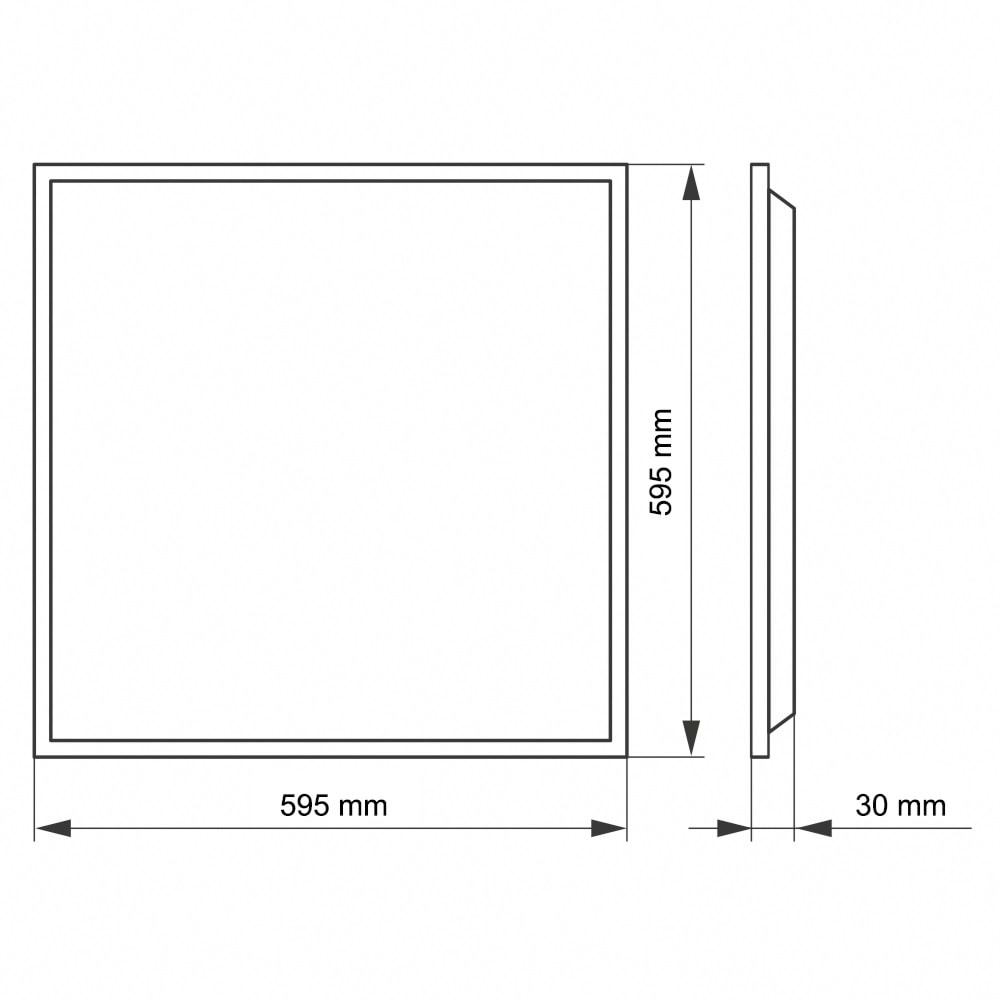 60X60 LED BACKLIGHT PANEL BEYAZ