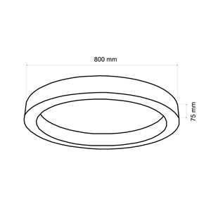 80CM SİMİT LINEAR BEYAZ