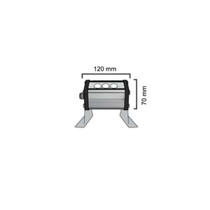 3W 10CM WALLWASHER YEŞİL